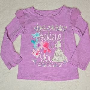 🎁Disney x Jumping Beans Princess Believe In You Longsleeve Tee Size 2T